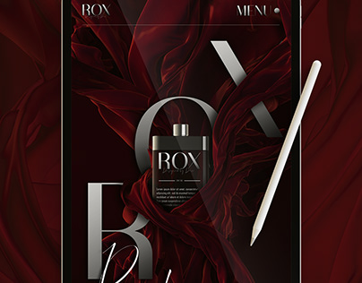 Rox perfume web design