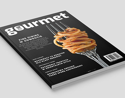 Projekt magazynu "Gourmet"