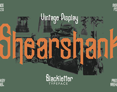 Shearshank - Blackletter Font