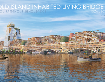 Gold Island Inhabited Living Bridge- Graduation Project