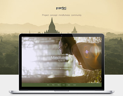 Website Design of mindfulness community