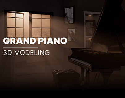 Grand Piano | 3D Modeling