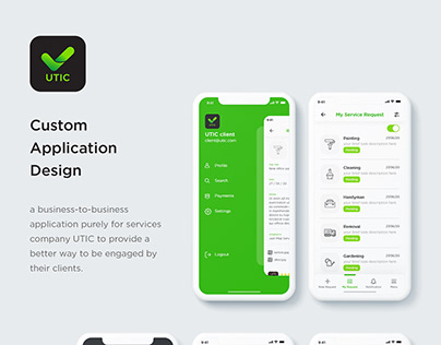 Custom Application Design - Mobile app