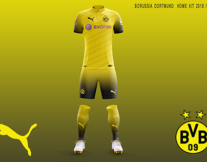Borussia Dortmund Concept Home Kit 2018-2019