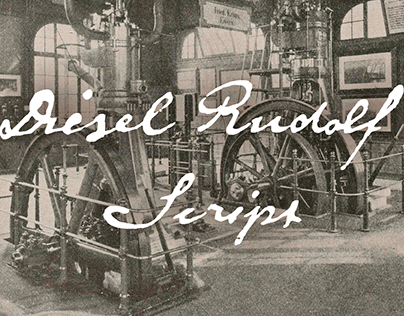 Diesel Rudolf Script - the handwriting font