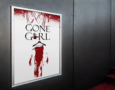 Posters for thriller film "Gone girl"