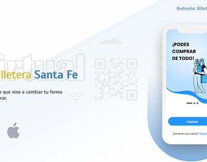 Project thumbnail - Rediseño App Billetera Santa Fe-Coderhouse