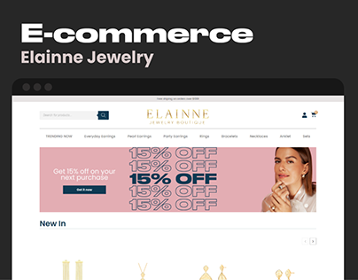 E-commerce - Elainne Jewery