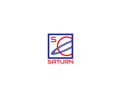 Modern Saturn Geometric Logo