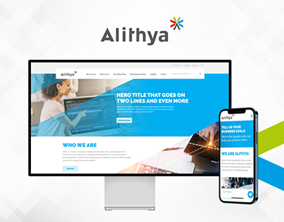 Alithya (refonte de site web)