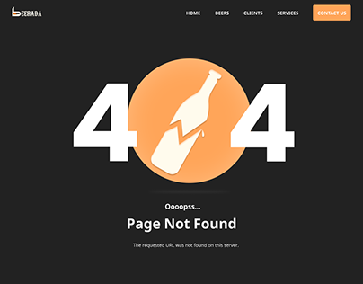Challenge #008 - Prompt: 404 Page Design