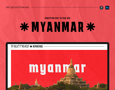 Project thumbnail - Mise en page Myanmar