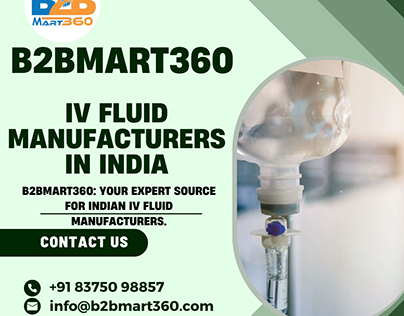IV Fluid Manufacturers in India | B2Bmart360