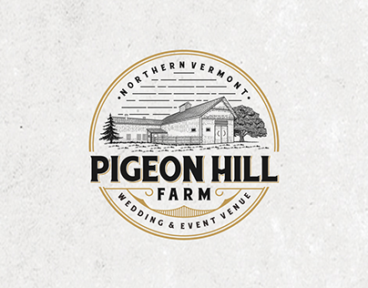 pigeon hill farm logo design