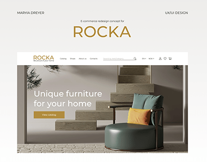 ROCKA | E-commerce redesign