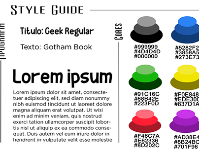Style Guide - Revista Nerd