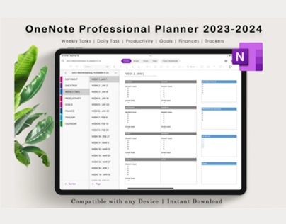 OneNote Professional Planner