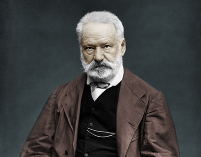 Viktor Hugo (colored photo)