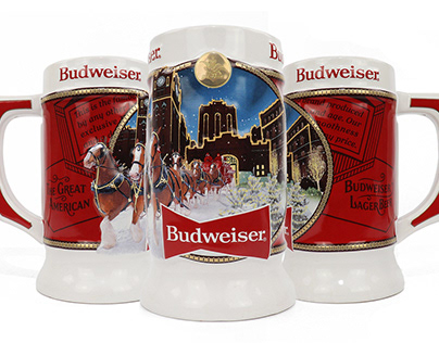 2020 Budweiser Clydesdale Holiday Stein