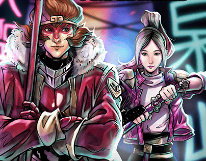 Project thumbnail - Wukong & Purple Orchid #1