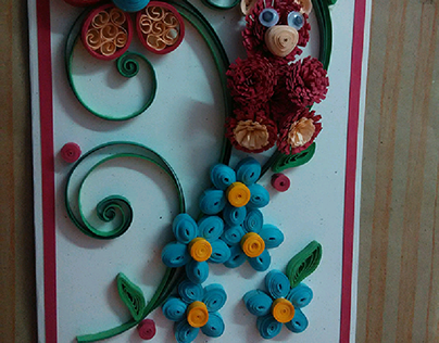 paper quilling card