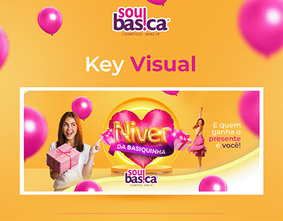 Key Visual - Niver da Basiquinha - SouBasica