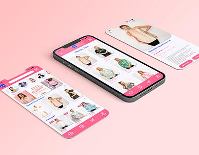 E-commerce fation app ui design
