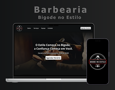 Landing Page - Barberia Bigode no Estilo
