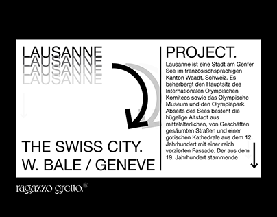 Lausanne Website Project.