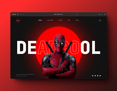 Web Page UI l Deadpool