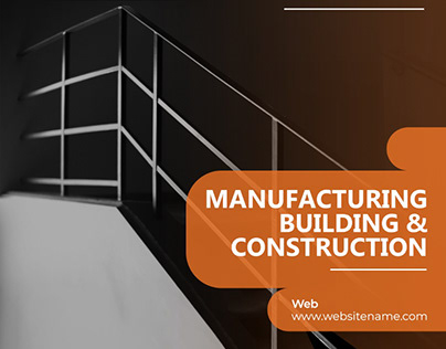 Flyer Design for Manufacturing Building & Construction