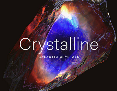 Crystalline Galactic Crystals Designed by RuleByArt