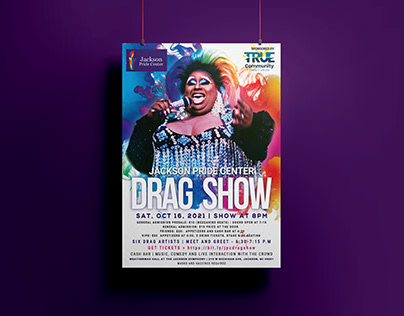 Jackson Pride Center Drag Show Poster