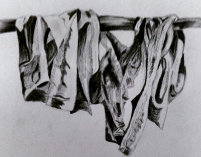 Hanging cloth art