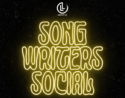 SONG WRITERS' SOCIAL - social media and poster