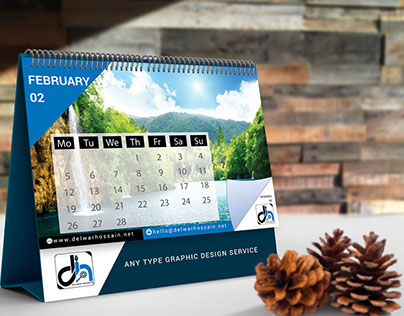 Desk Calendar Design By Delwar Hossain