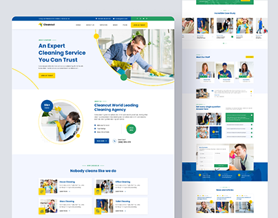 Cleaning Services Landing Page