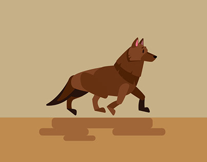 Dog Walk Animation (edu proj in Pixel)