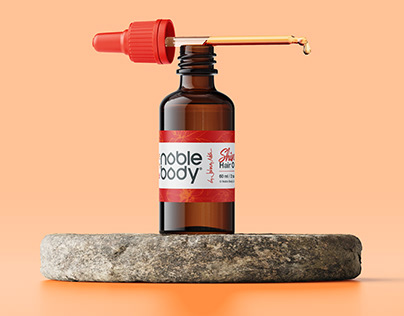 Hair Oil Label | Noble Body