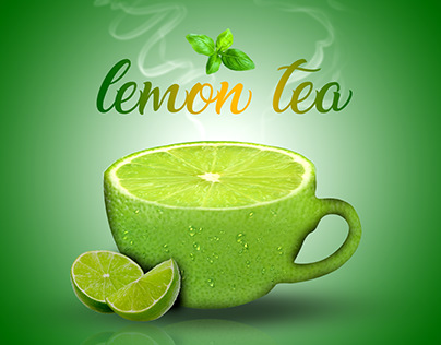 social media advertisement for lemon tea