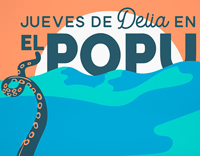 Afiche / Ciclo Delia en El Popu