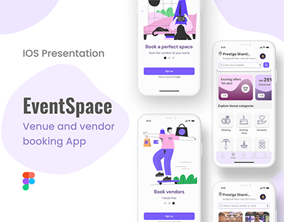 iOS presentaion of EventSpace app