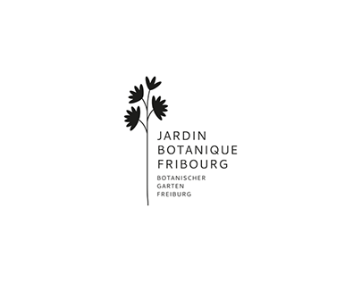 Jardin Botanique Fribourg - Graphisme