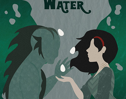 Movie Poster of the shape of water