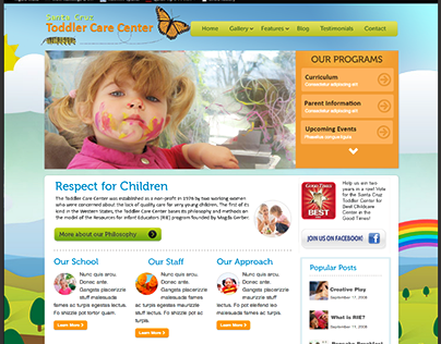 Santa Cruz Toddler Center - web comp