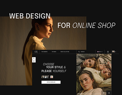 Web design for online shop Romanesco
