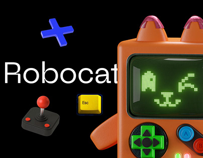 Robot cat | 3D Character design