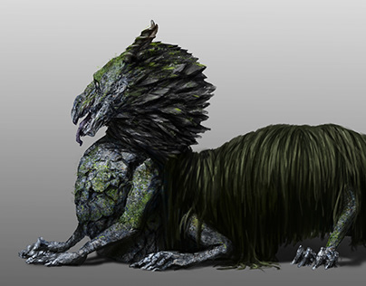 Mossy Dragon Concept