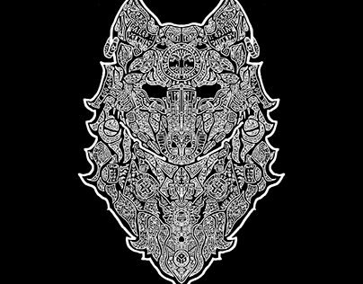 Runic Norse Wolf