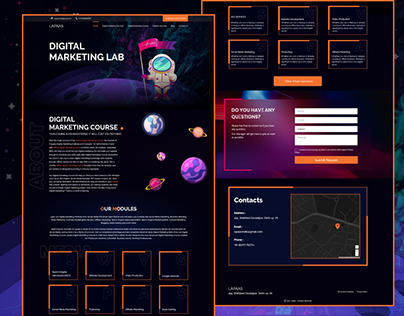 Lapaas Digital Marketing Lab Website Re Design